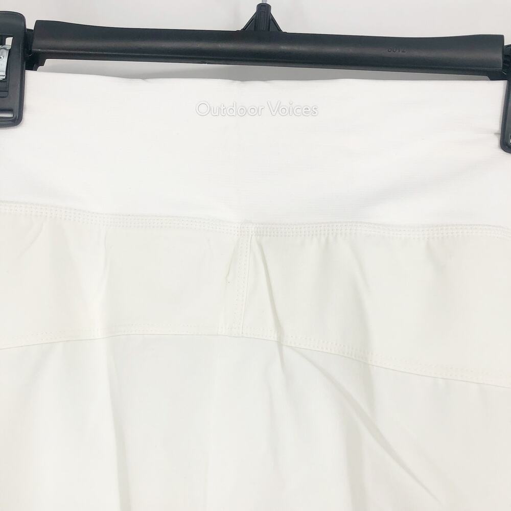 OUTDOOR VOICES Women's Hudson 4" Skort Size XXL White Lightweight NWT - Picture 6 of 10